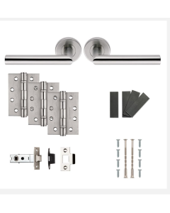 Treviri Satin Stainless Steel Fire Door Handle Pack