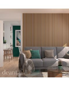 Acoustic Oak Wall Panels Pre finished Lifestyle Image