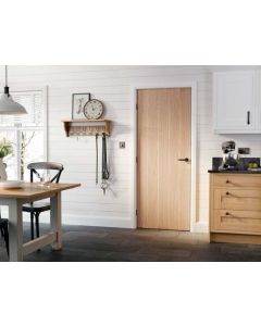 Wexford Untreated Oak Internal Door Lifestyle Image by LPD Doors