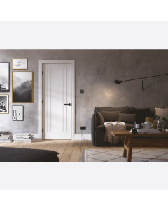 Mexicano Internal Door White Primed Lifestyle Image LPD Doors