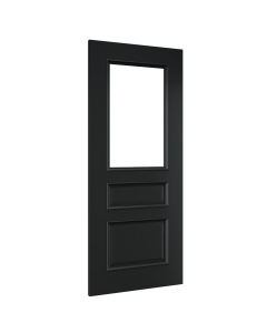 Deanta Windsor Black Prefinished Glazed 30 Minute Fire Door (FD30)