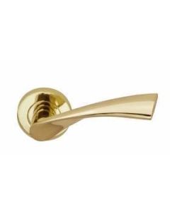 Internal Door Handle Yvette on Round Rose